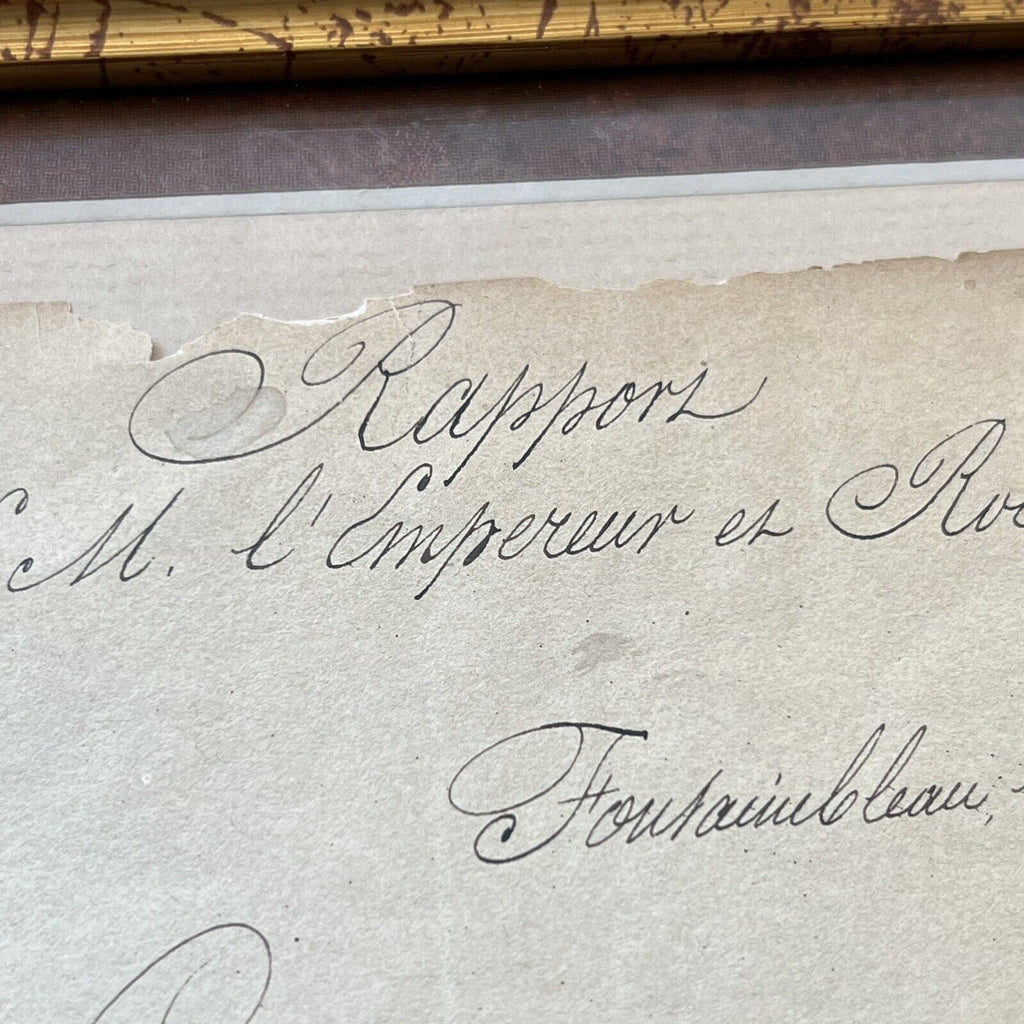 NAPOLEON BONAPARTE * JSA LOA * Signed Requests For Leaves of Absence Autograph
