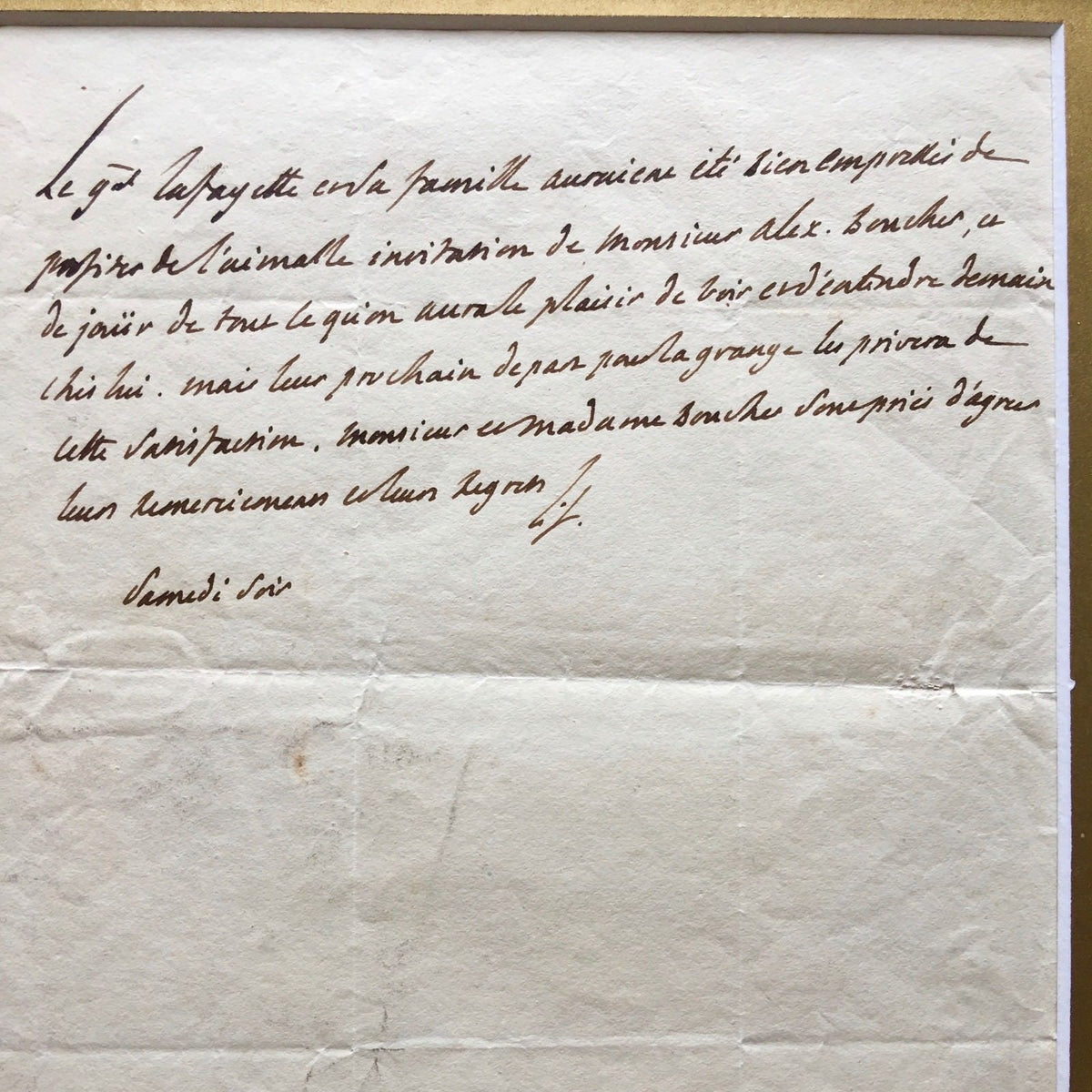 MARQUIS DE LAFAYETTE * PSA/DNA * 2x SIGNED Autograph Letter * Revolutionary War