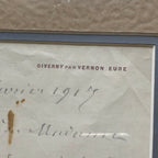 CLAUDE MONET * BAS PSA * Handwritten Autograph Letter Signed * Painting Painter
