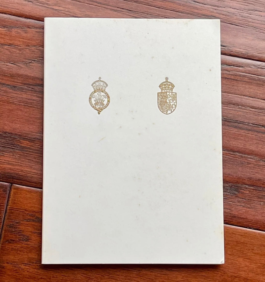 KING CHARLES & PRINCESS DIANA * PSA * Autograph Family Xmas Card Signed * 1983