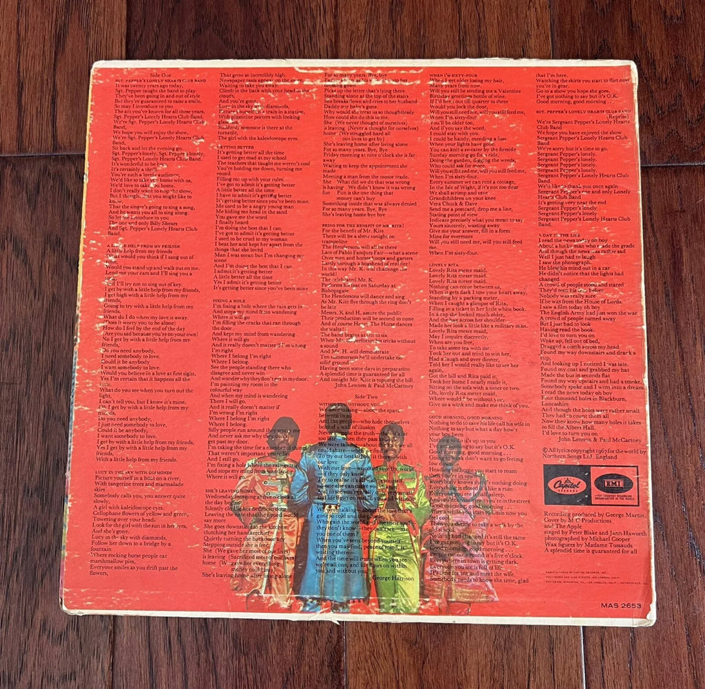 PAUL McCARTNEY * PSA & Caiazzo * Signed Sgt Pepper's Autograph Beatles Album LP