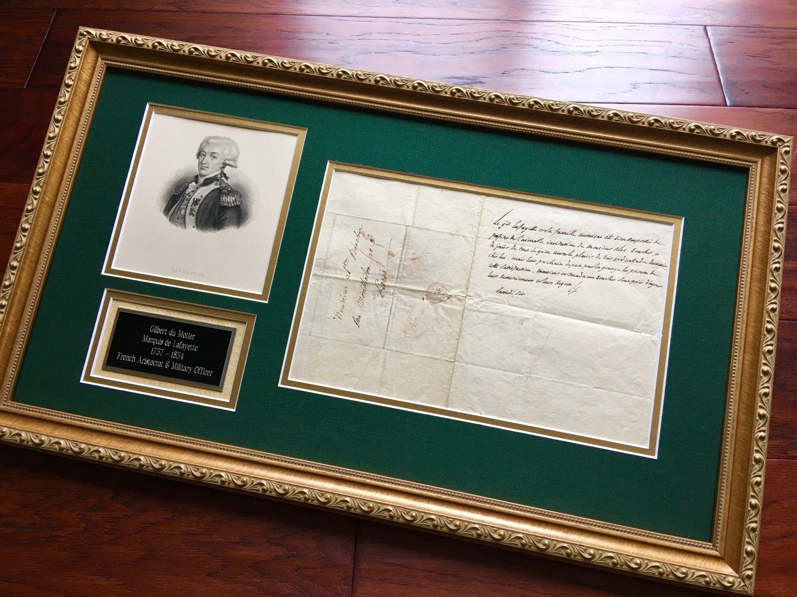 MARQUIS DE LAFAYETTE * PSA/DNA * 2x SIGNED Autograph Letter * Revolutionary War