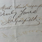 JAMES A GARFIELD * JSA LOA * Autograph Letter Signed During 1880 Election
