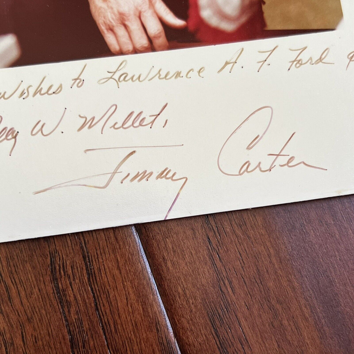 JIMMY CARTER * JSA * Full Signature On Portrait Photograph Signed Autograph