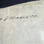 JAMES MONROE * BAS* AUTOGRAPH Cut Signature SIGNED * Beckett