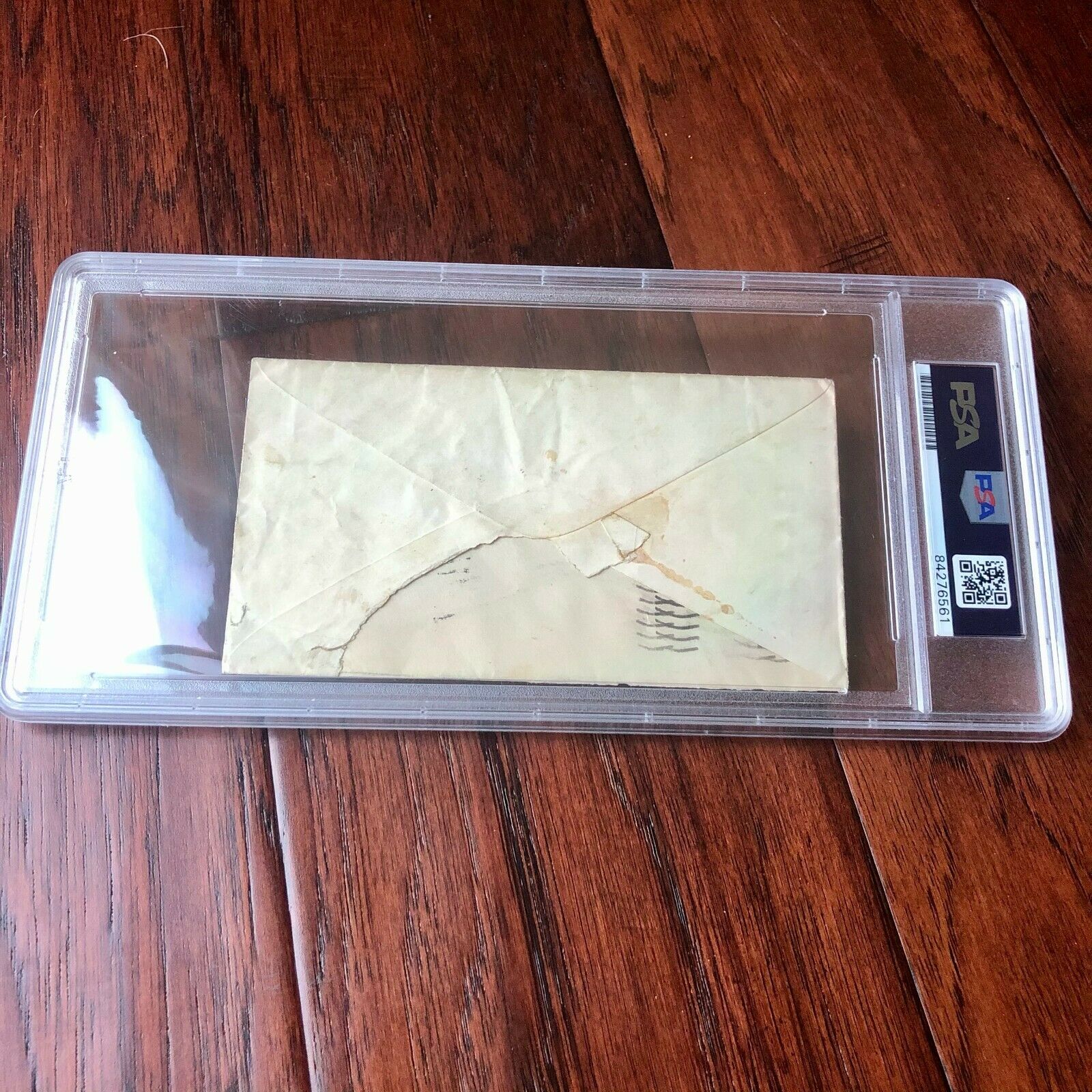 JAMES BUCHANAN * PSA/DNA Slab * Hand SIGNED AUTOGRAPH Envelope * Encapsulated