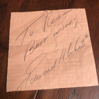 EDWARD H. WHITE * JSA LOA * Hand Signed Cut Autograph * Gemini Apollo Astronaut