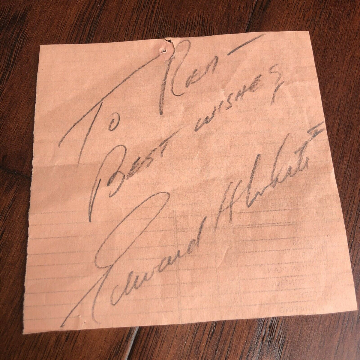 EDWARD H. WHITE * JSA LOA * Hand Signed Cut Autograph * Gemini Apollo Astronaut