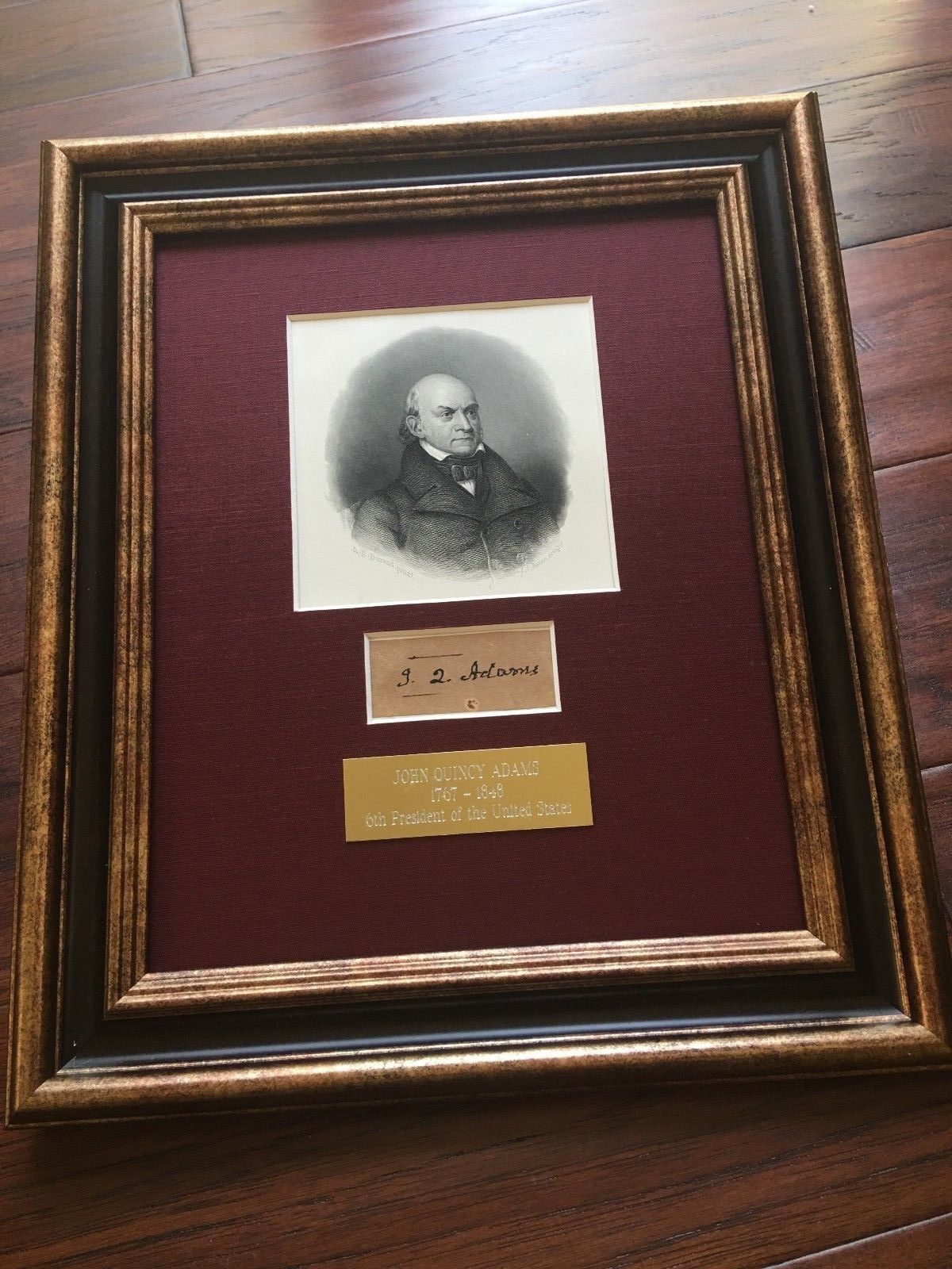 JOHN QUINCY ADAMS * PSA/DNA * Authentic AUTOGRAPH * SIGNED Clipped Free Frank