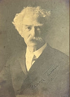 MARK TWAIN / SAMUEL L. CLEMENS * JSA * Autograph 'Savage Club' Photo Signed