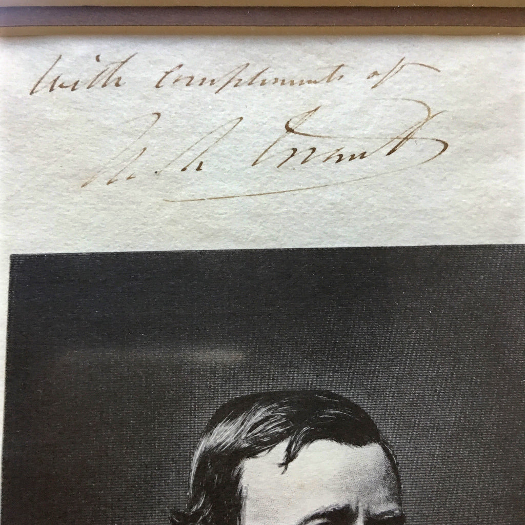 ULYSSES S. GRANT * AUTOGRAPH Antique Engraving Signed