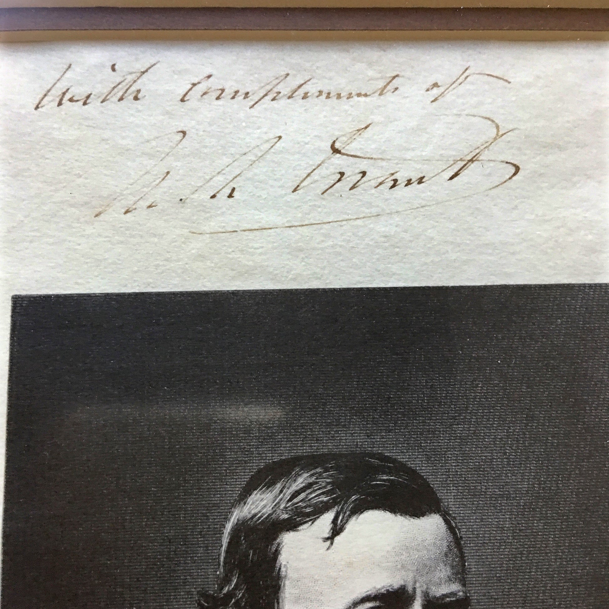 ULYSSES S. GRANT * AUTOGRAPH Antique Engraving Signed