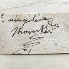 WOLFGANG AMADEUS MOZART * PSA/DNA * Autograph Cut Signature Signed * Requiem