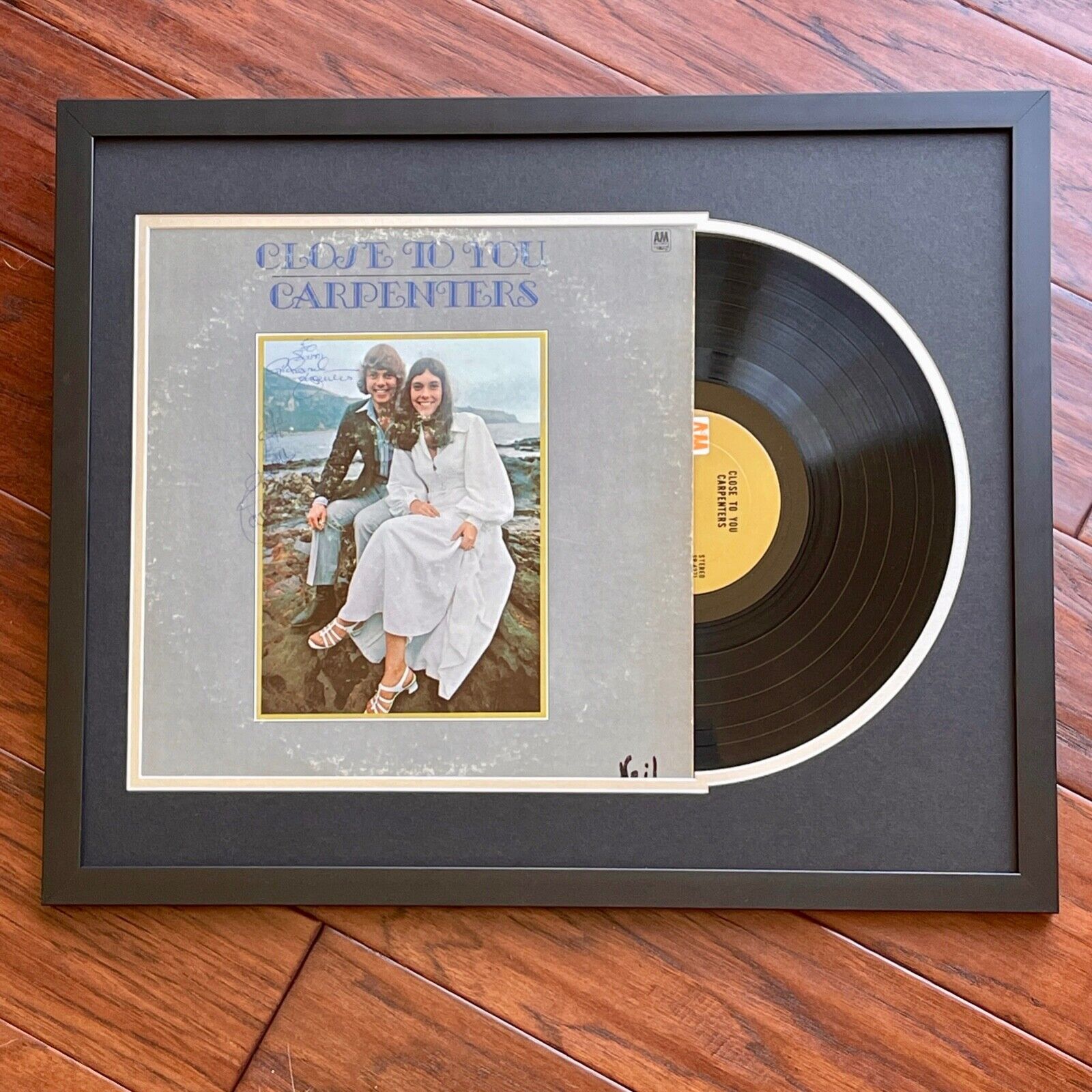 CARPENTERS * JSA * Karen & Richard AUTOGRAPH "Close To You" Album SIGNED LP