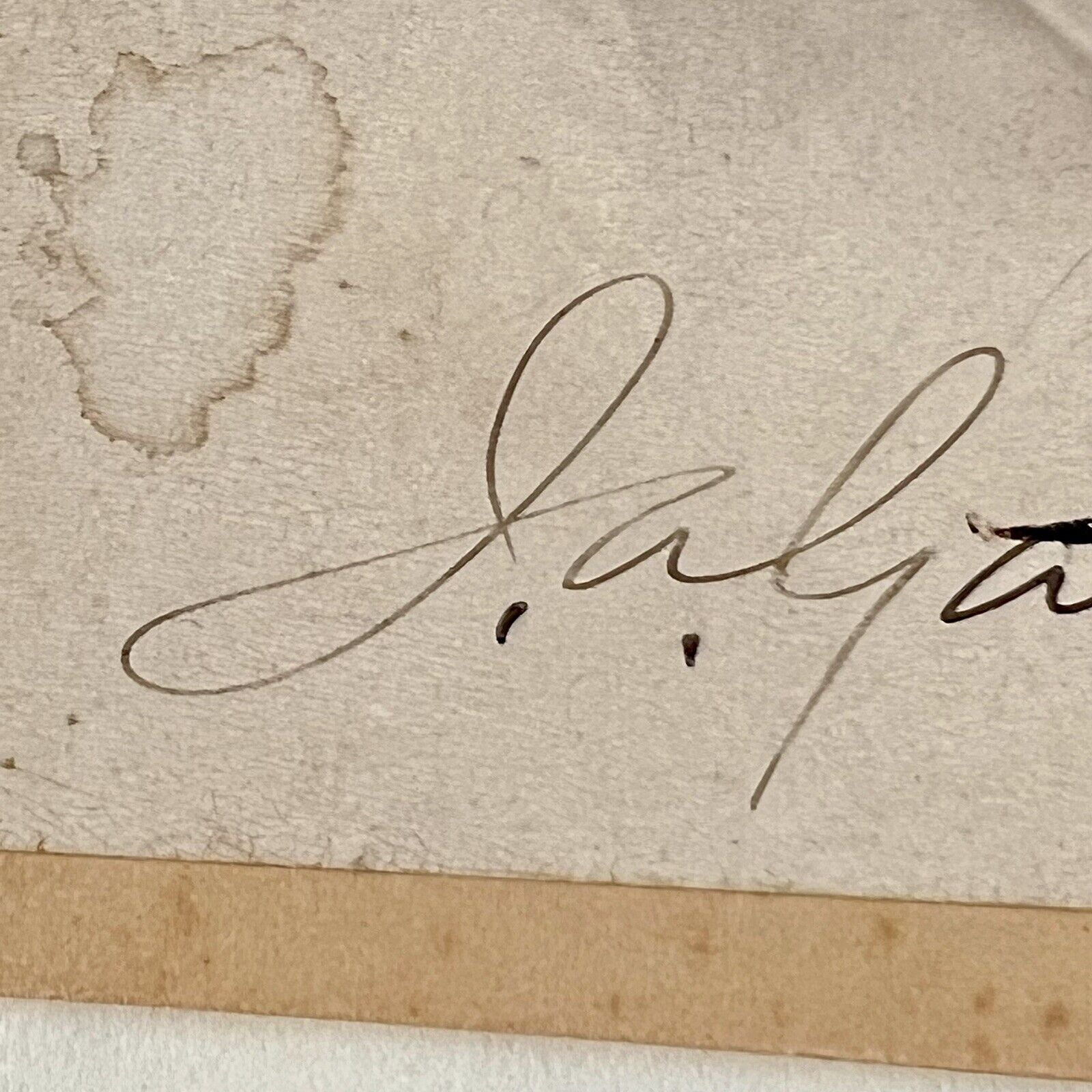 JAMES A. GARFIELD * JSA LOA * Signed Cabinet Card Photograph Autograph