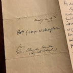 ELIZABETH ELIZA SCHUYLER HAMILTON * JSA LOA * Autograph Letter Signed to Family