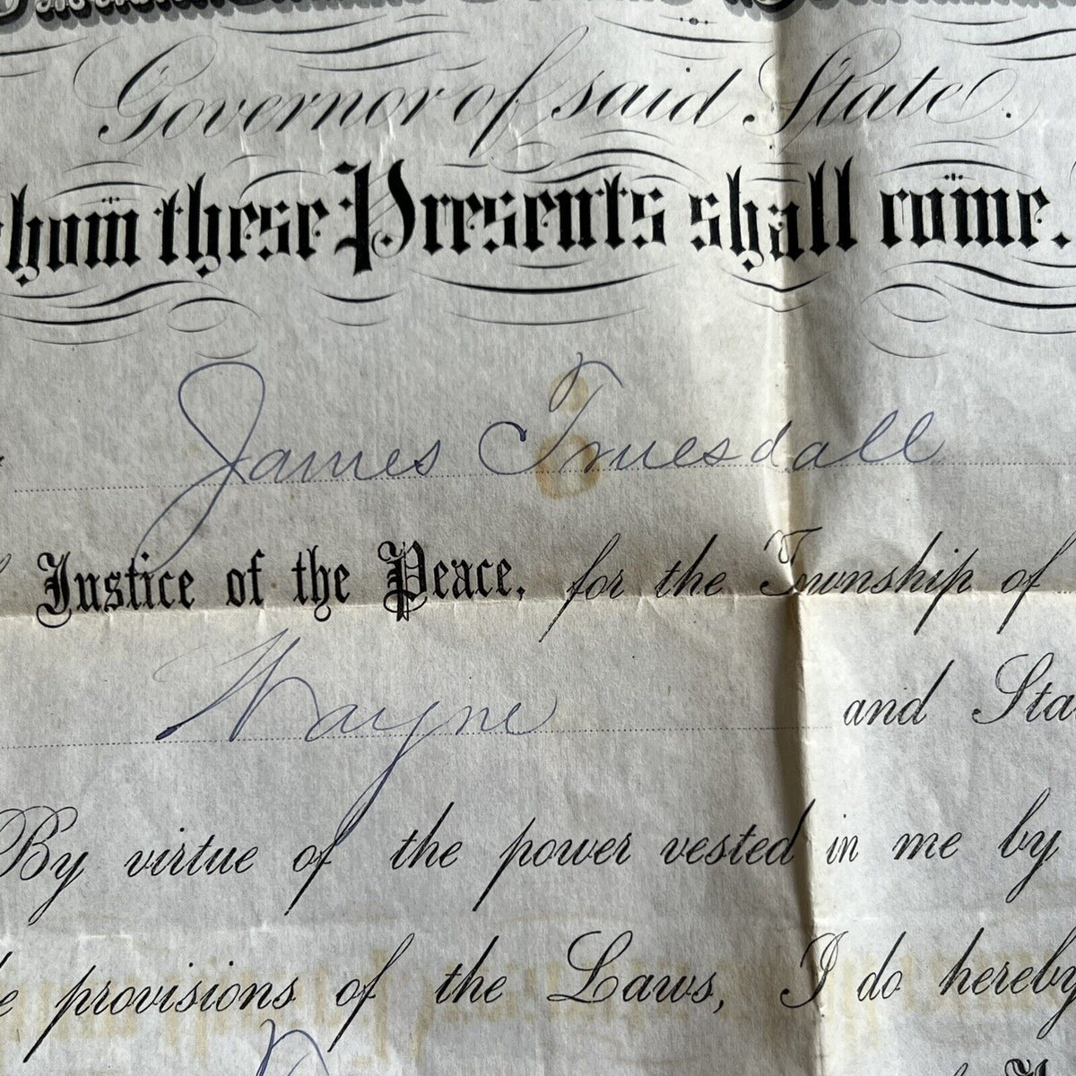 RUTHERFORD B. HAYES * JSA * Autograph State of Ohio Document Signed President