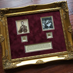 ABRAHAM LINCOLN * Genuine Assassination DEATHBED BANDAGE Relic + HAIR * COAs
