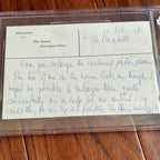 QUEEN ELIZABETH II * BAS * Hand Written AUTOGRAPH Buckingham Palace Note SIGNED
