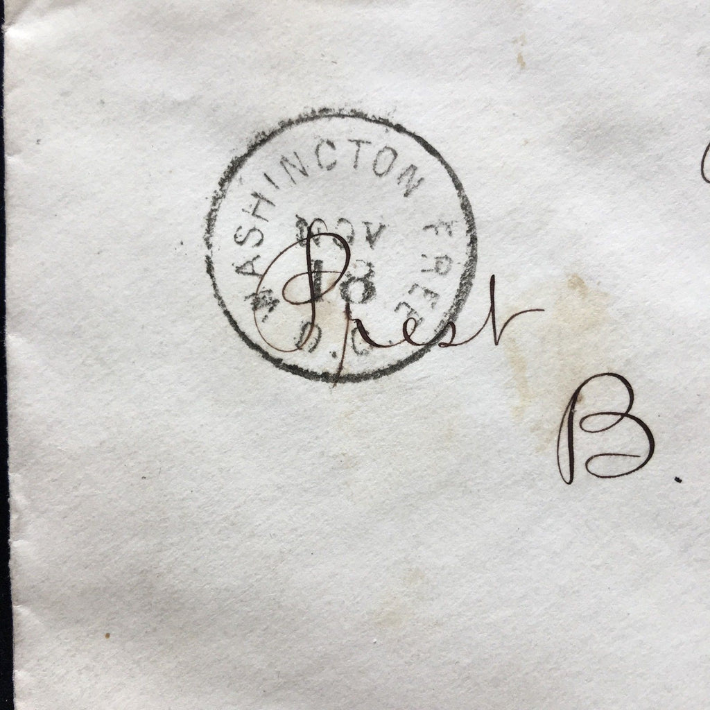 JAMES A. GARFIELD * Rare AUTOGRAPH Signed * Free Frank Envelope * President