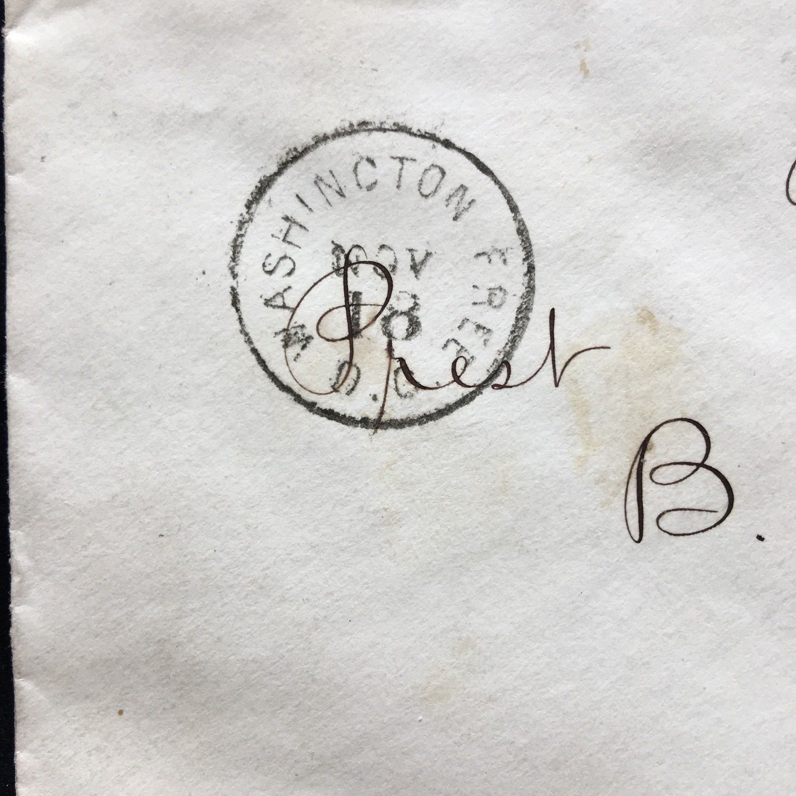 JAMES A. GARFIELD * Rare AUTOGRAPH Signed * Free Frank Envelope * President