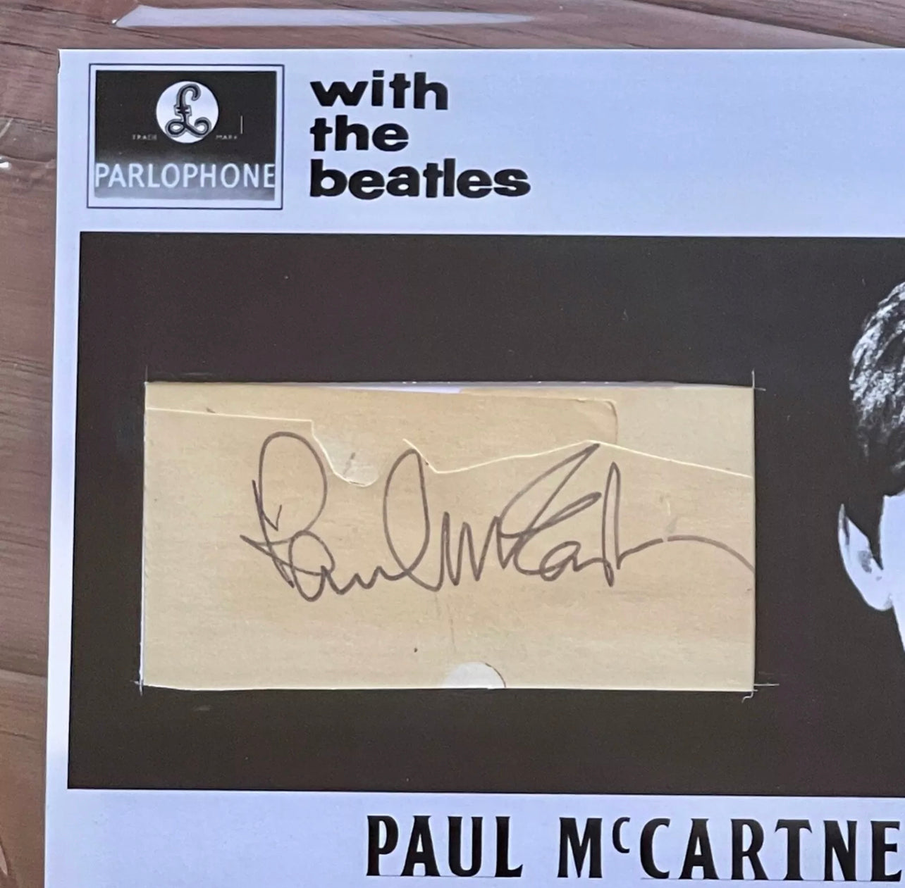 PAUL McCARTNEY * PSA/DNA * MEET THE BEATLES Autograph Custom Card SIGNED