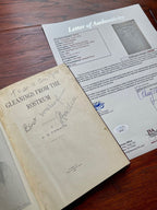 HARRY HOUDINI * JSA LOA * AUTOGRAPH Spiritualism Book "Gleanings" Signed
