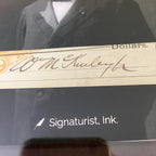WILLIAM McKINLEY * AUTOGRAPH Cut Signed * McKinley Family Collection COA