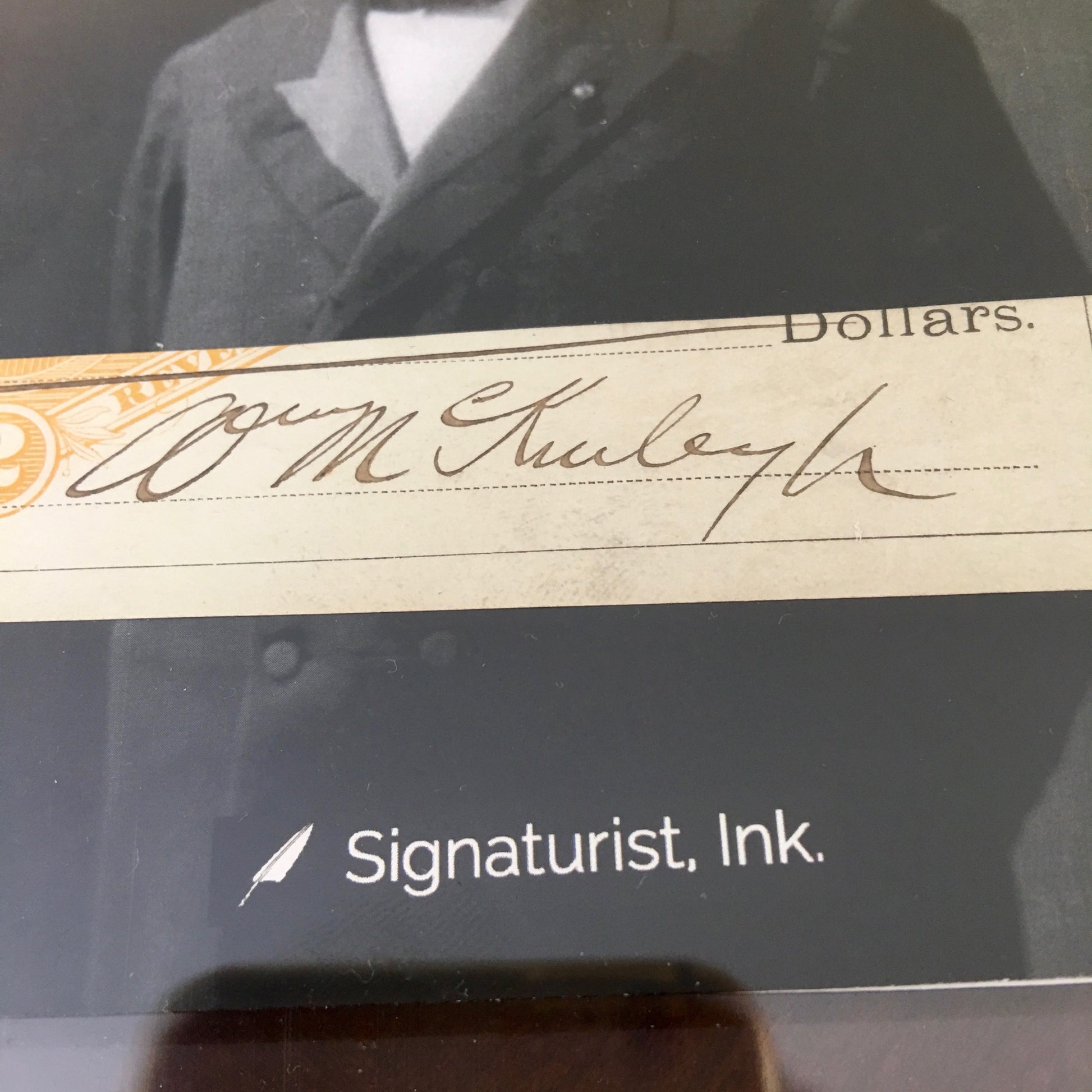 WILLIAM McKINLEY * AUTOGRAPH Cut Signed * McKinley Family Collection COA