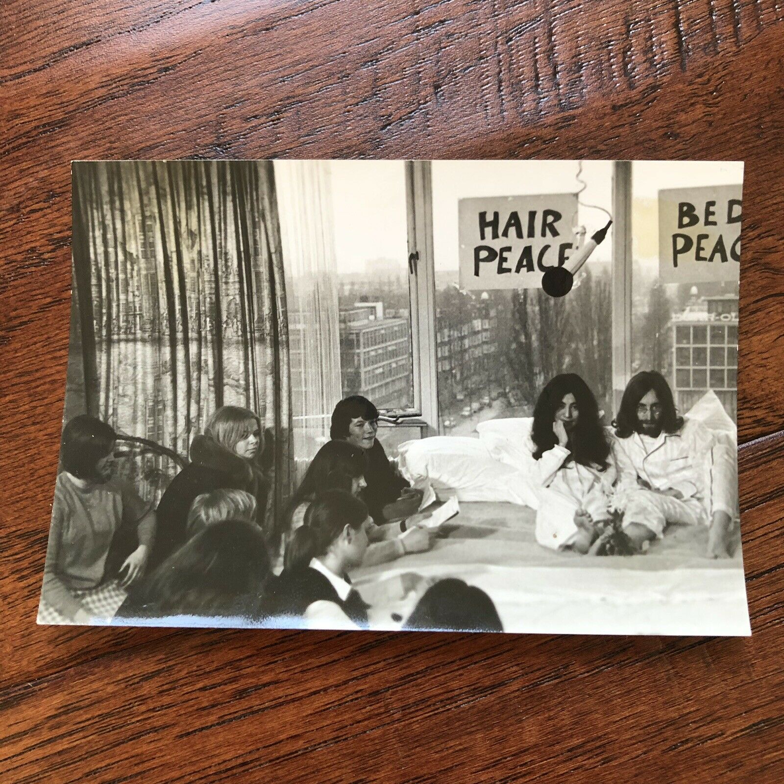 JOHN LENNON * BAS Beckett LOA * Autograph BED-IN Signature Signed * The Beatles