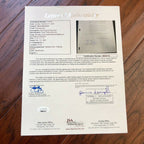STEVE MCQUEEN * JSA LOA * Signed Production Contract Autograph * Bullit Actor
