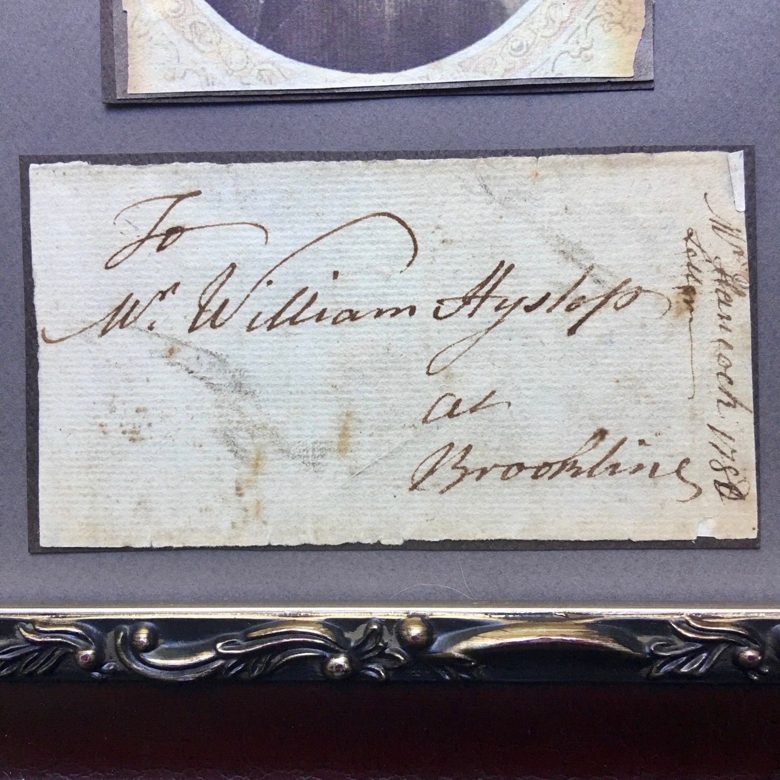 JOHN HANCOCK * Handwritten AUTOGRAPH Free Frank Envelope SIGNED * Dec Signer