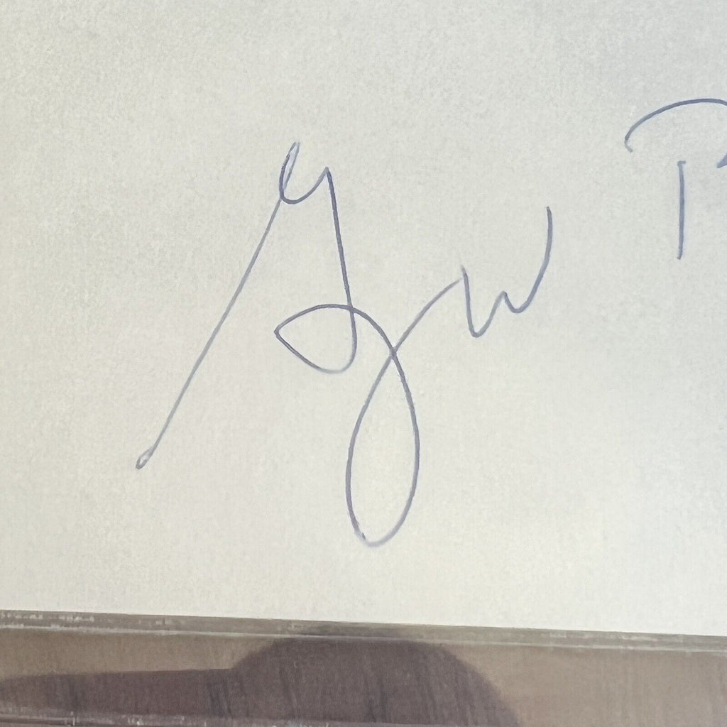 GEORGE W. BUSH * Beckett BAS * Signed Vintage Signature 3x5 Index Card Autograph