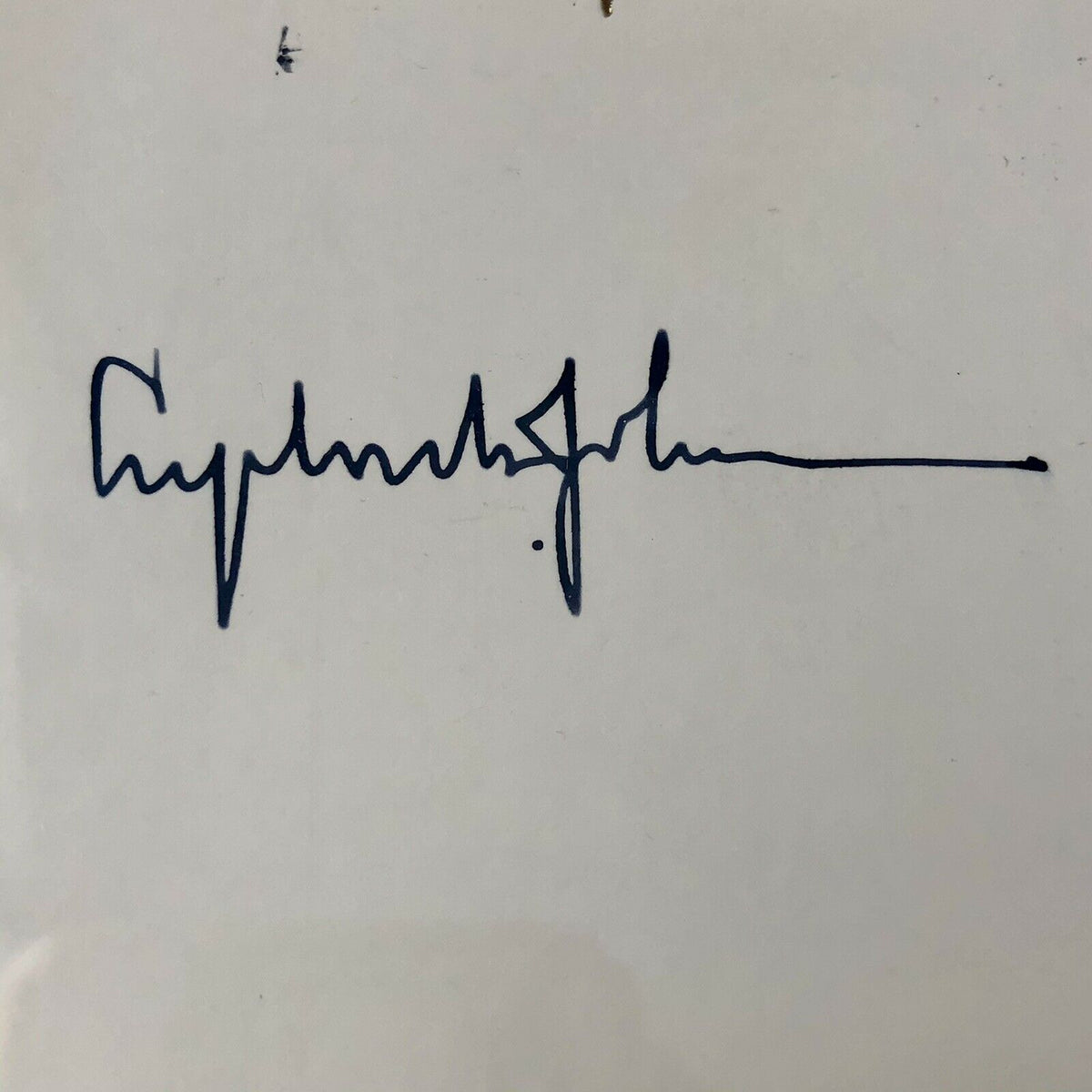 LYNDON B. JOHNSON * PSA/DNA Gem Mint 10 * Autograph Bookplate Signed President