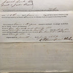 GROVER CLEVELAND * EARLY 1859 Handwritten LEGAL DOCUMENT * Autograph SIGNED