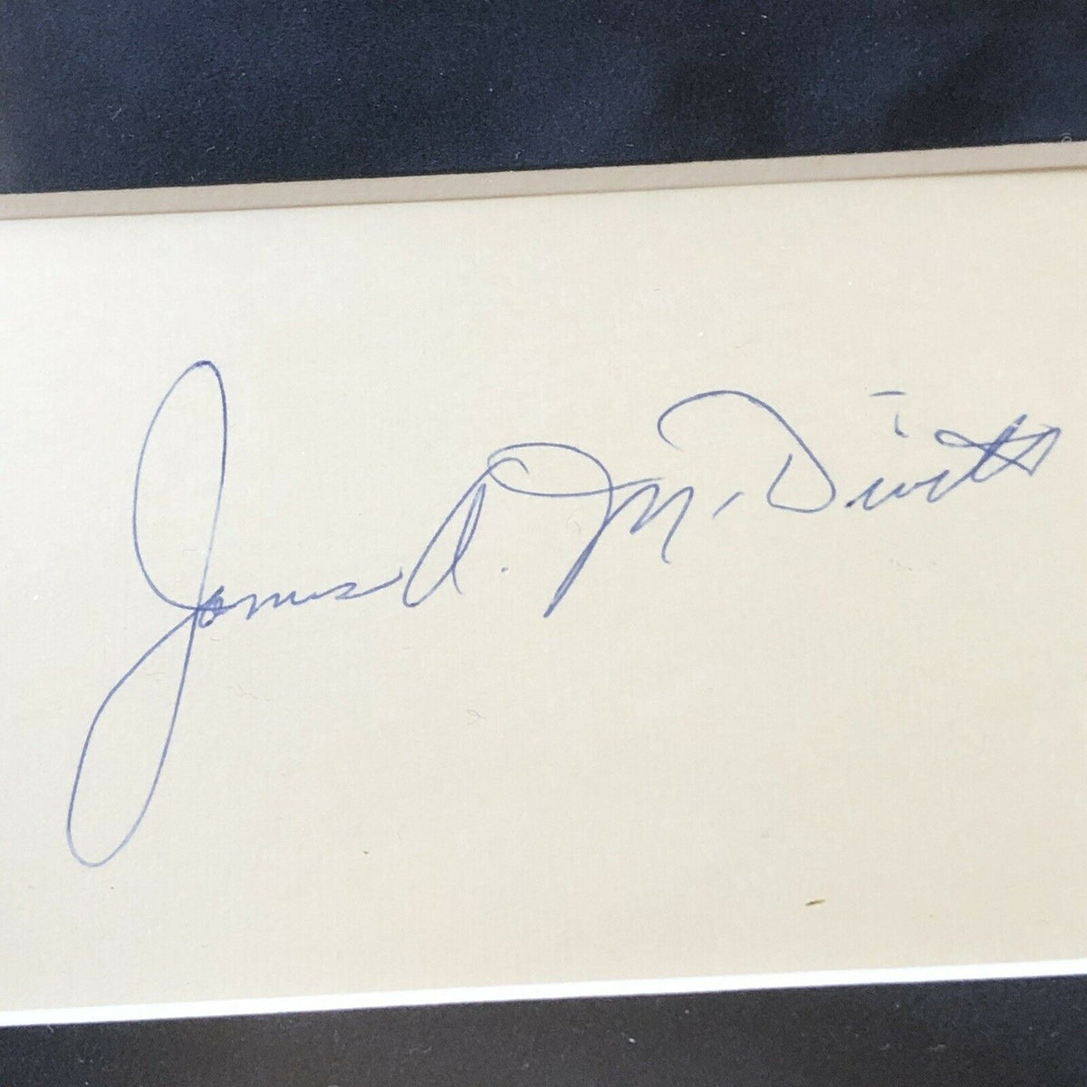 GEMINI IV * FLOWN FLAG * Autograph EDWARD WHITE JAMES MCDIVITT Signed Apollo COA