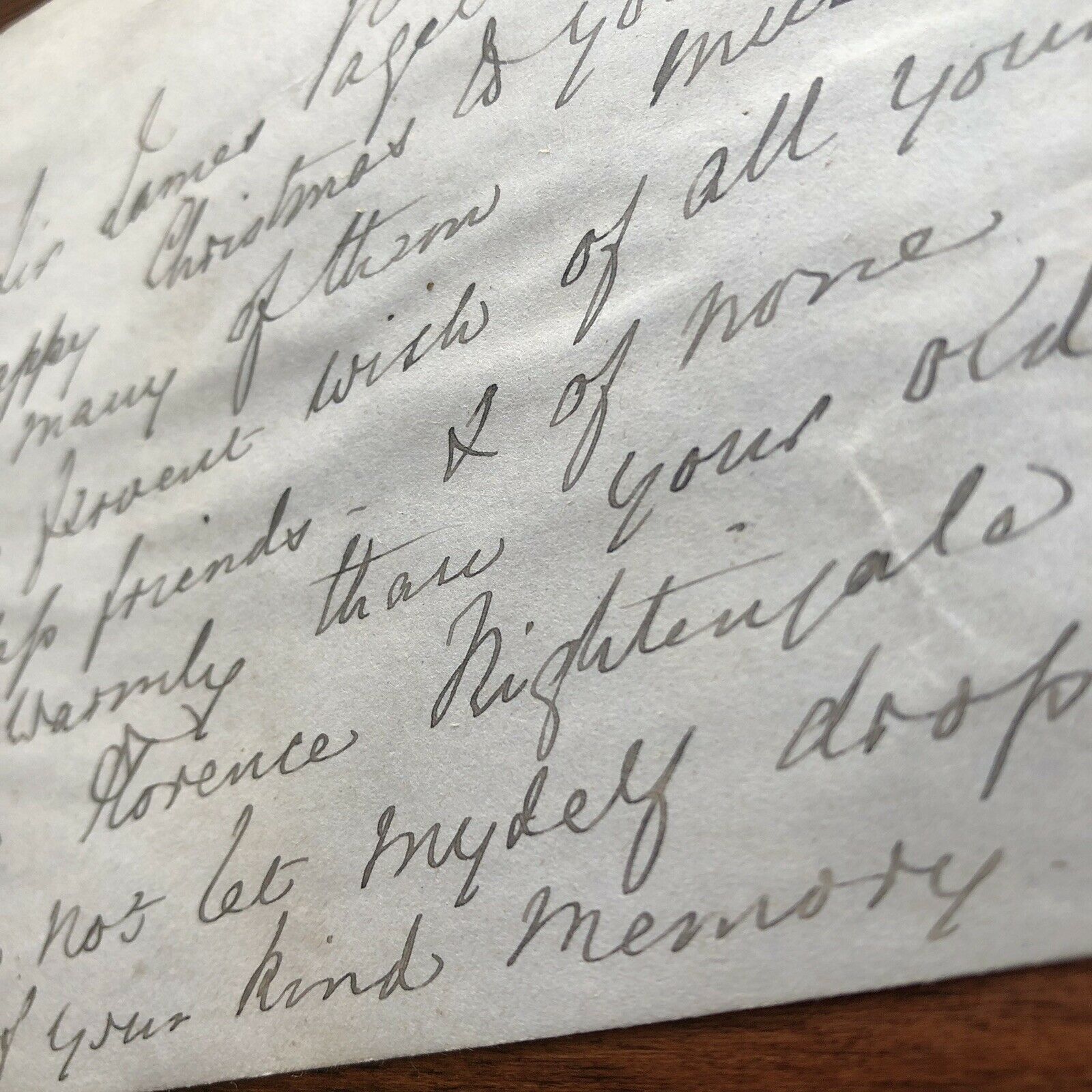 FLORENCE NIGHTINGALE * Desirable HAND SIGNED Autograph Letter To Surgeon *
