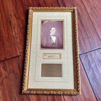 ABRAHAM LINCOLN * JSA LOA * Autograph Inscribed Cut Signature from Letter Signed