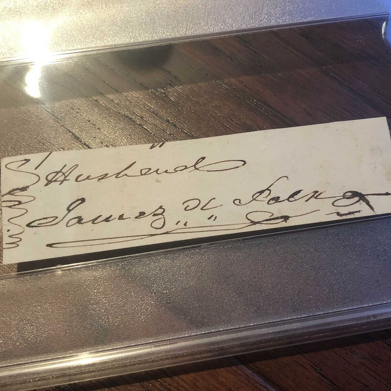 JAMES K POLK * PSA/DNA Slab * Hand Signed Autograph From Document Encapsulated *