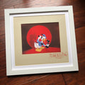 WALT DISNEY * JSA LOA * Original Donald Duck Cel Signed * Deh Fuehrer's Face