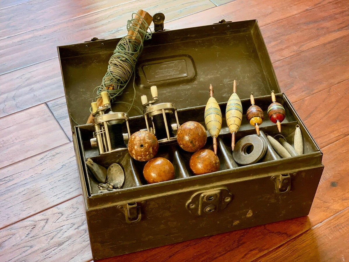 BONNIE & CLYDE * Owned & Used Fishing Tackle Box * Ambush Car * Frank Hamer COA