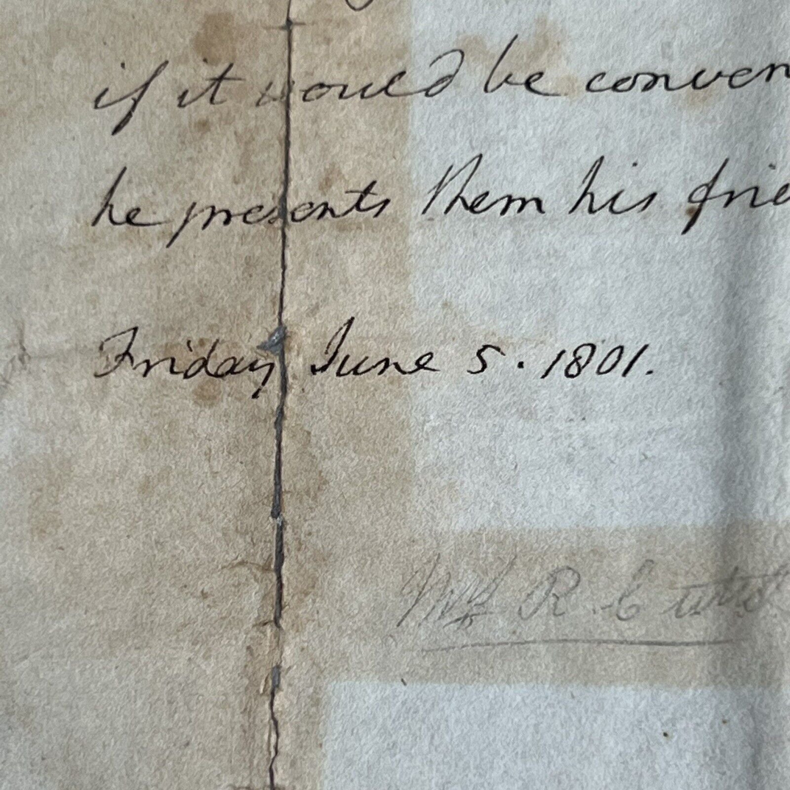 THOMAS JEFFERSON * PSA/DNA * Signed Invitation to Mrs. James Madison Autograph