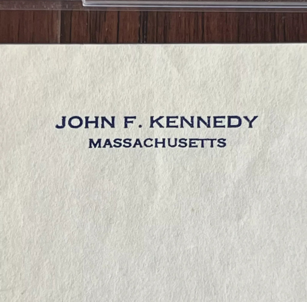 JOHN F. KENNEDY * PSA * Autograph Letter Signed 1953 Signature Jack JFK