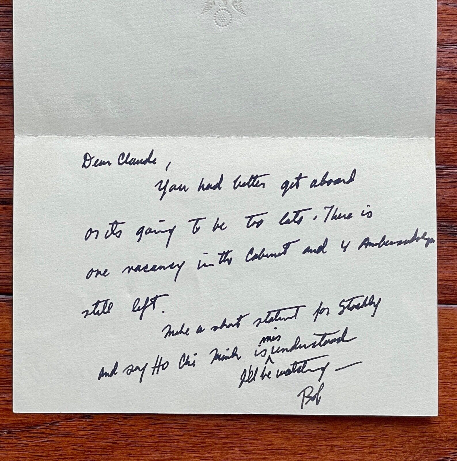 ROBERT F KENNEDY * PSA 10 Autograph Jokes Re Vietnam & Run for President Signed