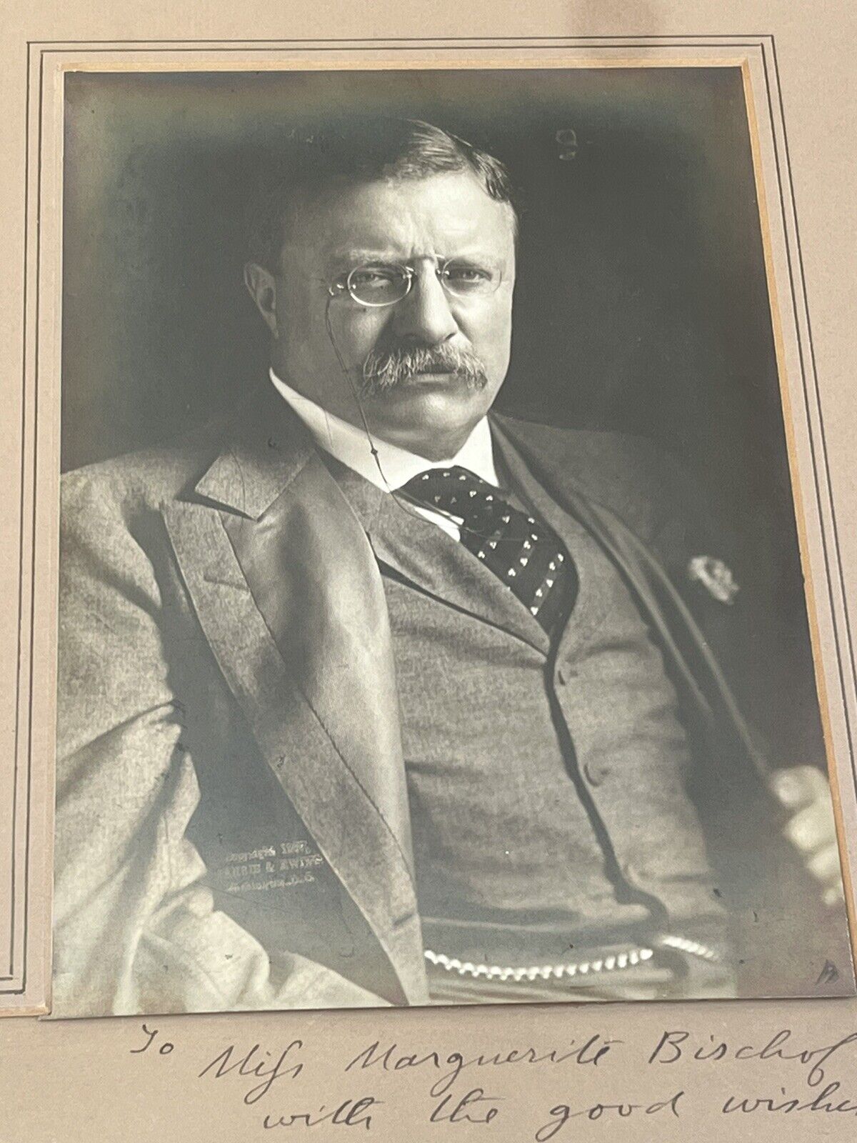 THEODORE ROOSEVELT * JSA LOA * Signed XXL 15x18 Portrait Photo Autograph