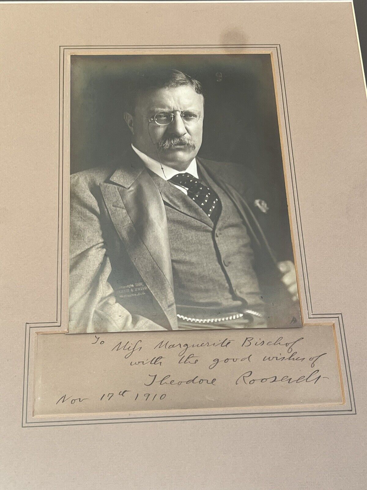THEODORE ROOSEVELT * JSA LOA * Signed XXL 15x18 Portrait Photo Autograph