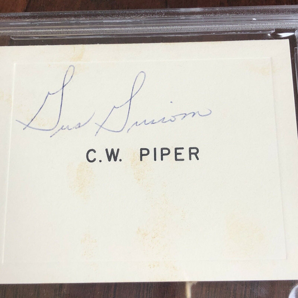 VIRGIL GUS GRISSOM * PSA/DNA Slabbed * PROOF Hand Signed Autograph Card Apollo