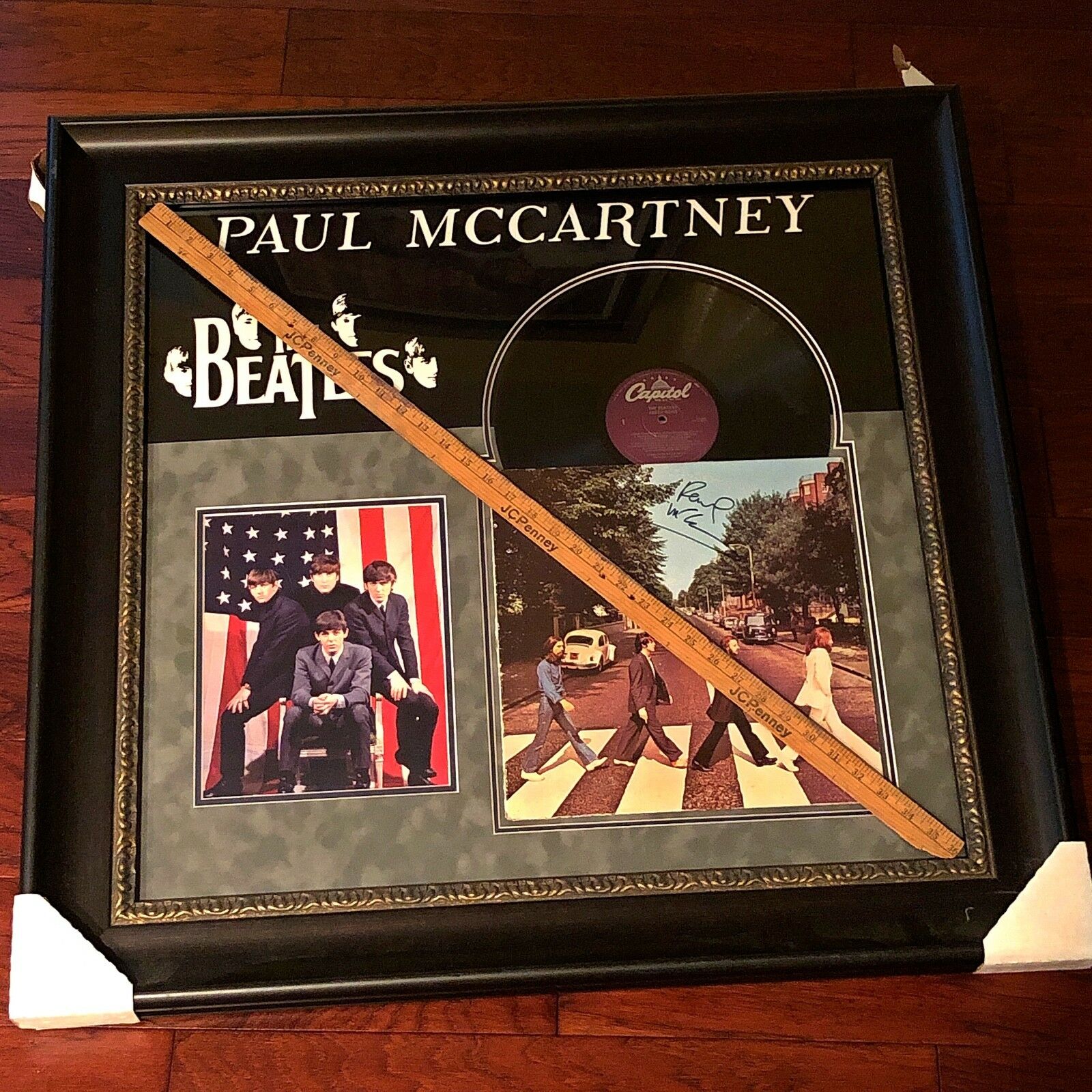 PAUL MCCARTNEY * PSA/DNA * Perry Cox * ABBEY ROAD Beatles * Autograph LP SIGNED
