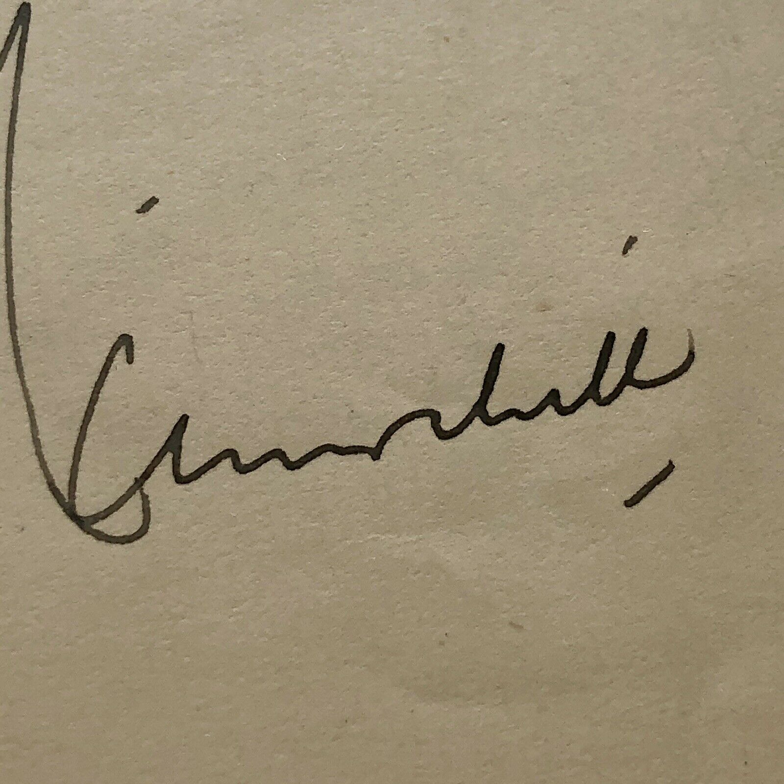 WINSTON S CHURCHILL * JSA LOA * Signed Letter RE "Drunkeness in UK" Autograph *