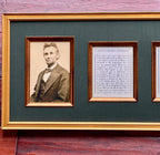 ABRAHAM LINCOLN * PSA * Autograph GETTYSBURG ADDRESS Souvenir Signed Signature